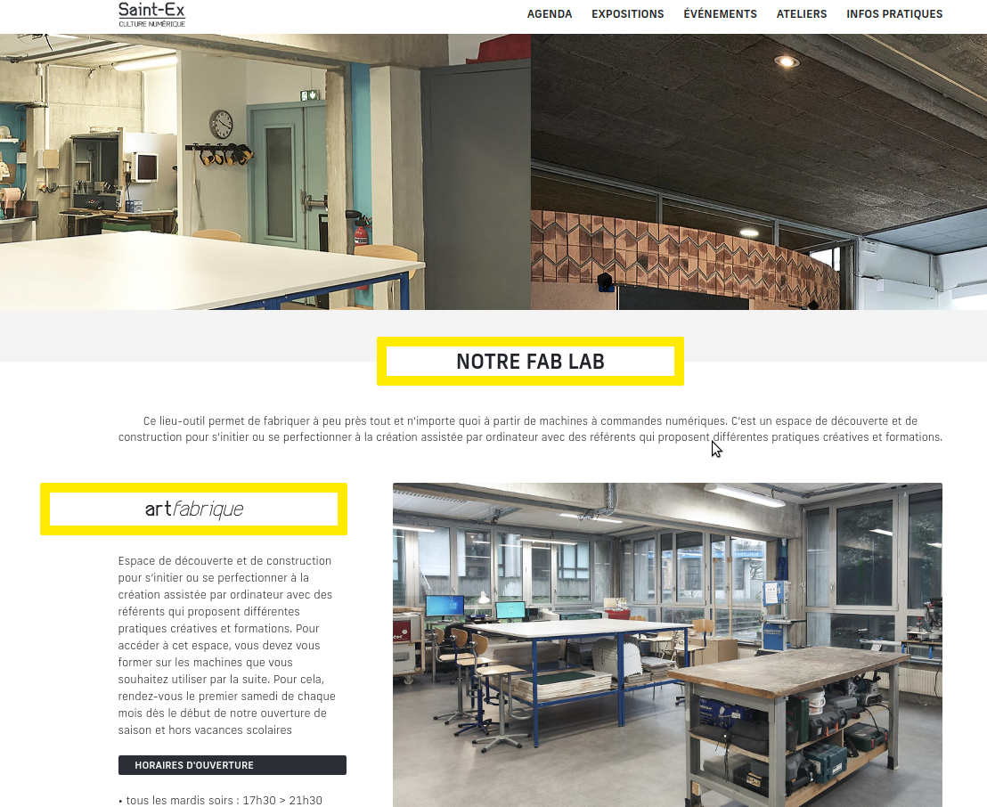 Développement d’un design sur-mesure pour Saint-Ex Reims
