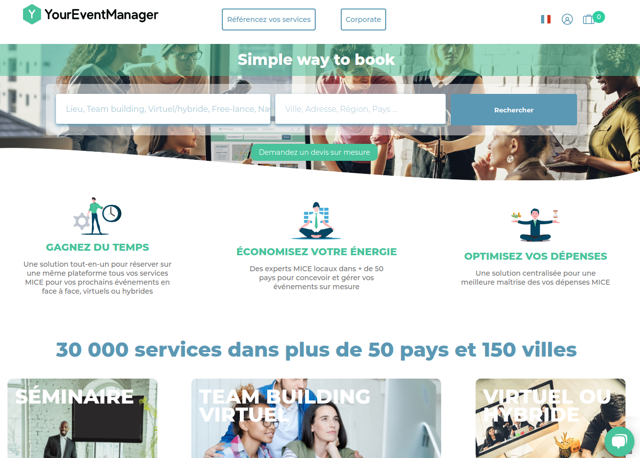 Place de marché événementiel